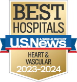 Cardiology and Heart Surgery Specialty badge - Best Hospitals - US News & World Report Cardiology & Heart Surgery