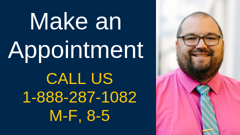 Make an Appointment at 1-888-287-1082, M-F, 8-5 or click to go to Make a Cardiovascular Appointment page
