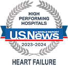 USNWR Heart Failure badge
