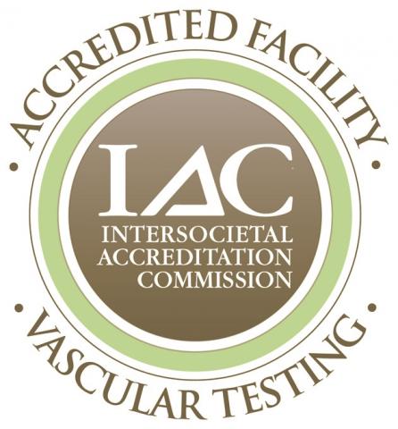 IAC logo: IAC Intersocietal Accreditation Commission - Accredited Facility Vascular Testing